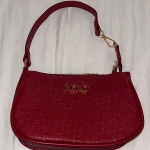 XOXO Burgundy Shoulder Bag